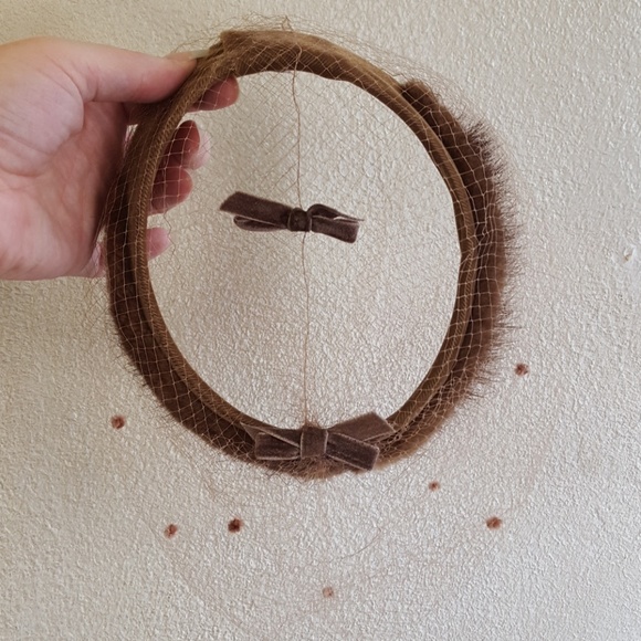 Vintage suede coat with mink collar/ring hat - Picture 4 of 8